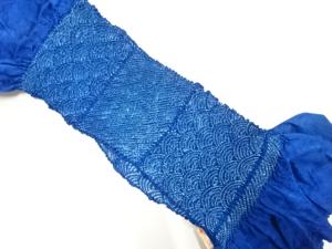 正絹　絞り　帯揚げ